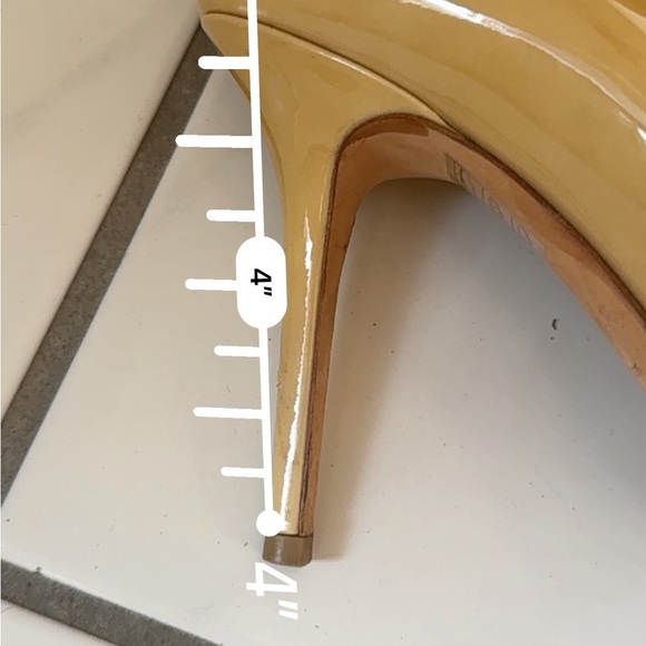 Jimmy Choo Peep Toe Tan leather heels - Picture 13 of 16